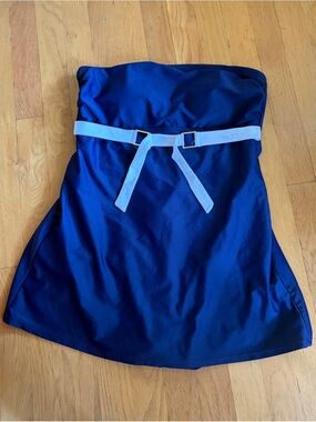 Merona Blue Dress Bathing suit Size L